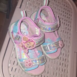 Paw Patrol Pink and Blue Kids Sandals